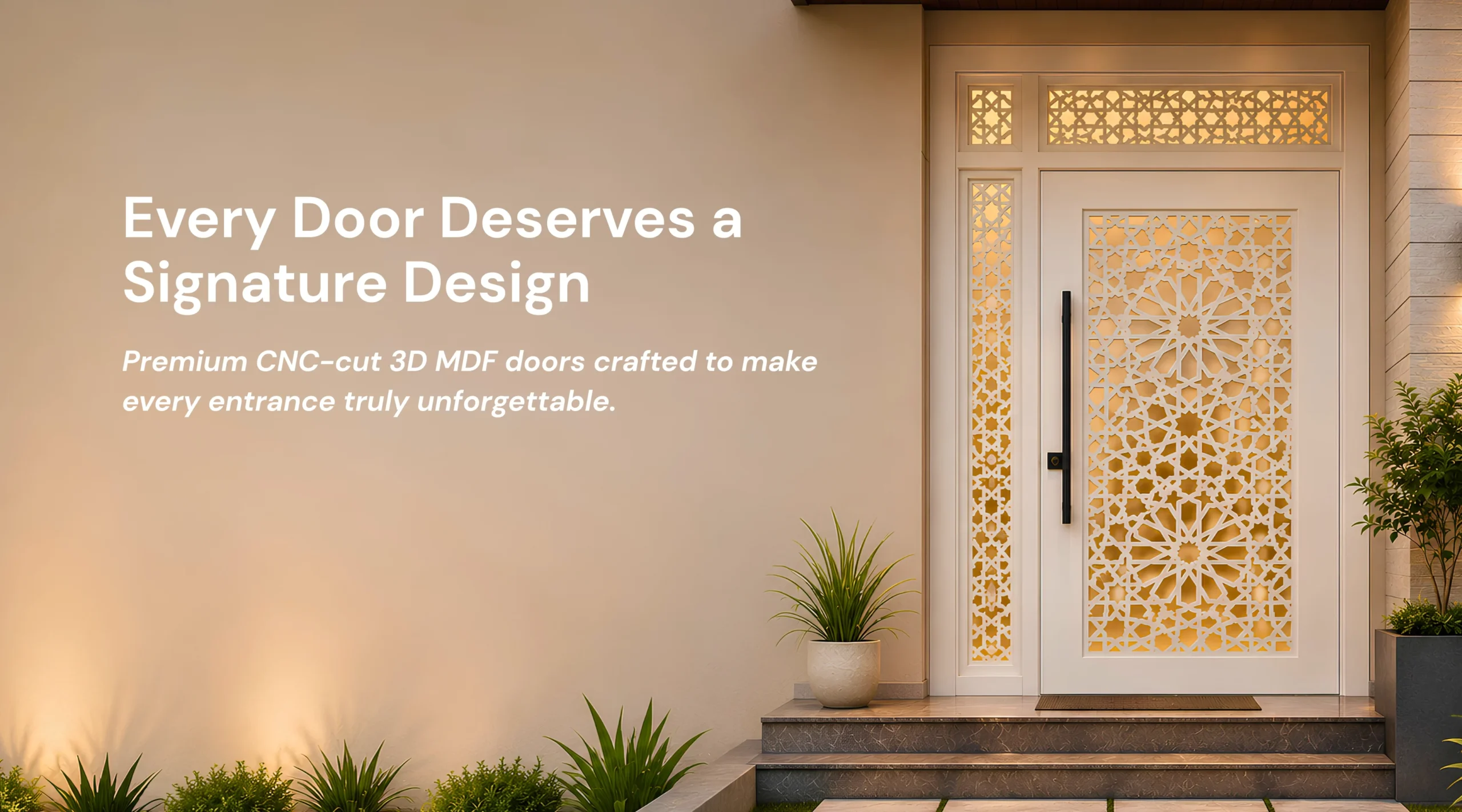 CNC Cutting 3D MDF Door, 3D MDF Door in Ahmedabad, 3d mdf design