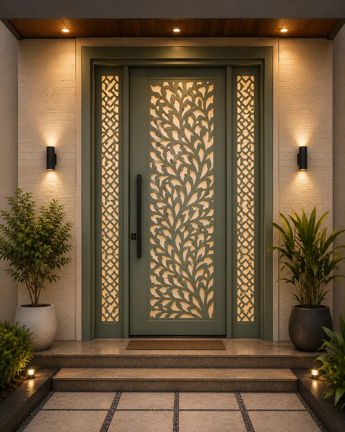 CNC Cutting 3D MDF Door, 3D MDF Door in Ahmedabad, 3d mdf design