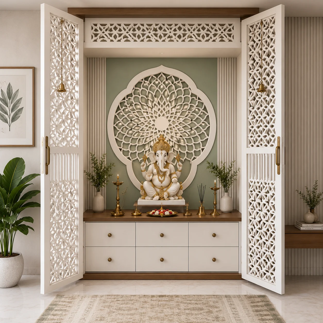 cnc jali design for mandir, decorative mdf jali design for mandir, CNC cutting mdf jali, mandir cnc jali design